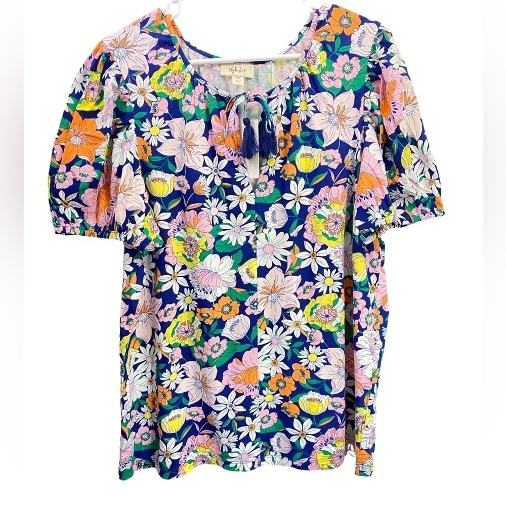 Style & Co multicolored Floral Woman’s Top